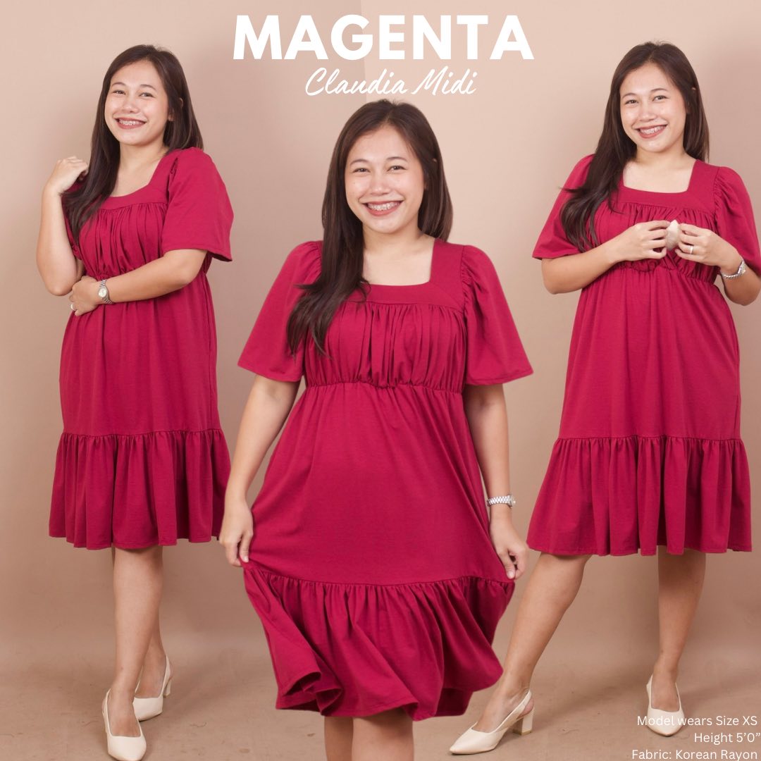 CLAUDIA MIDI NURSING DRESS