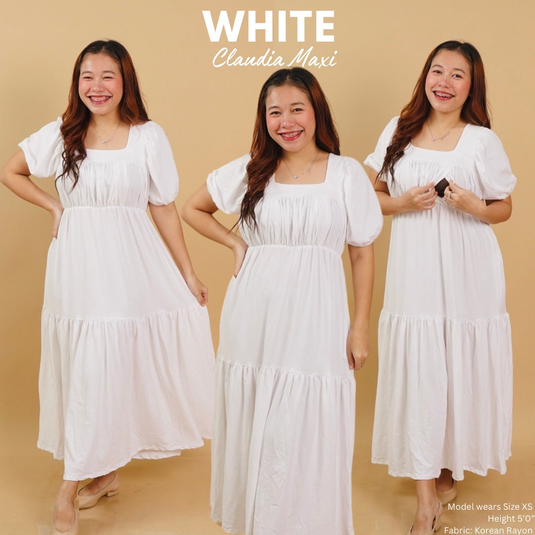 CLAUDIA MAXI NURSING DRESS