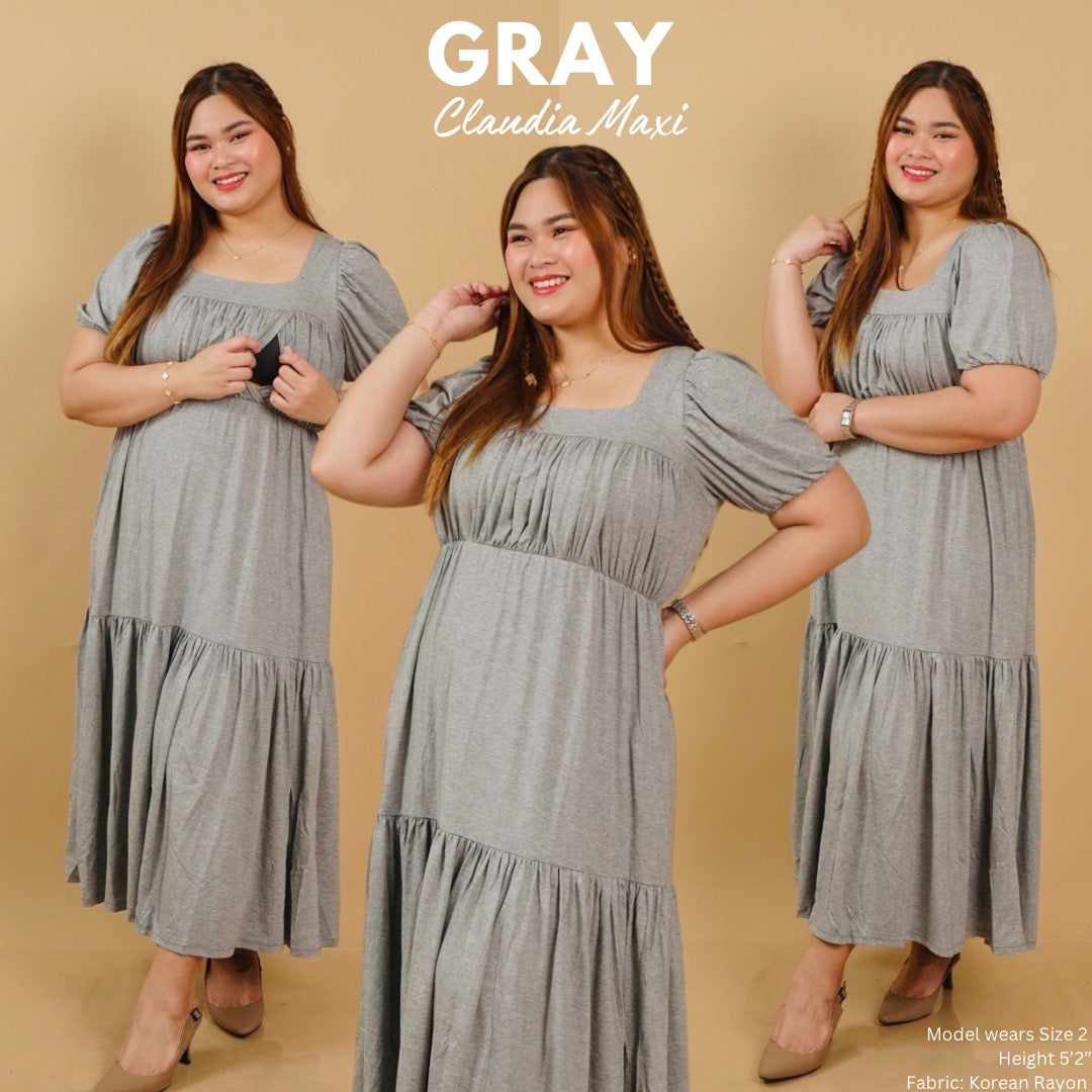 CLAUDIA MAXI NURSING DRESS
