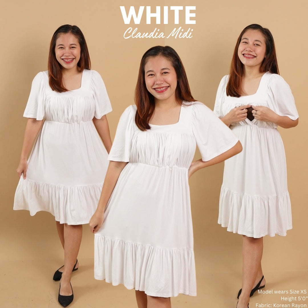 CLAUDIA MIDI NURSING DRESS