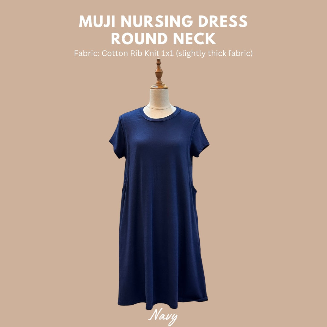 MUJI DRESS ROUND NECK