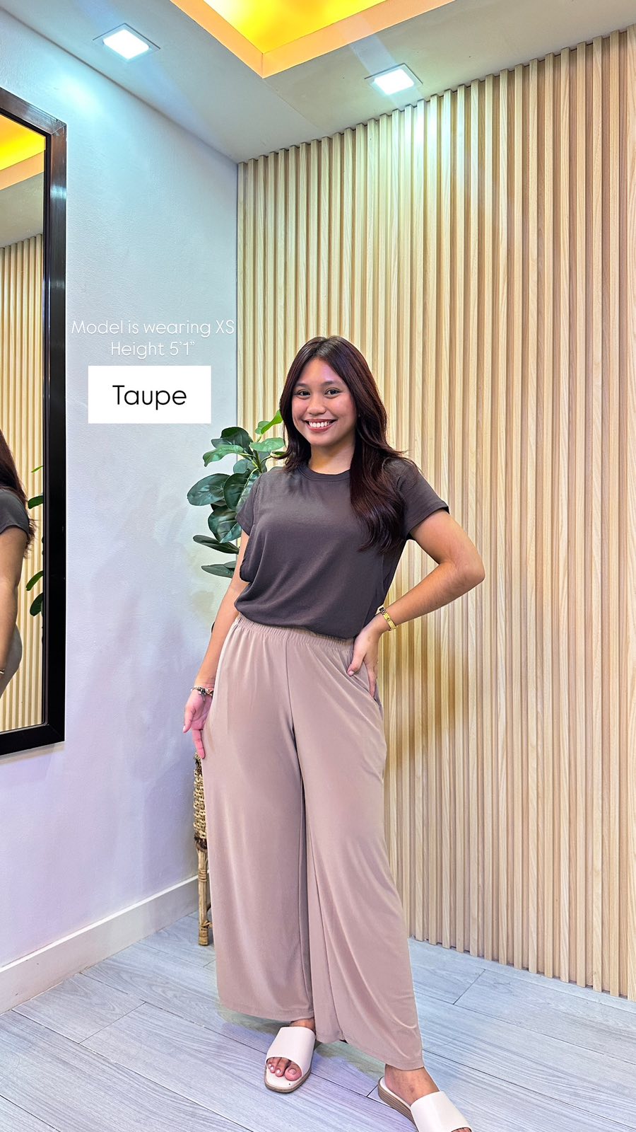 LOUNGE WIDE LEG PANTS