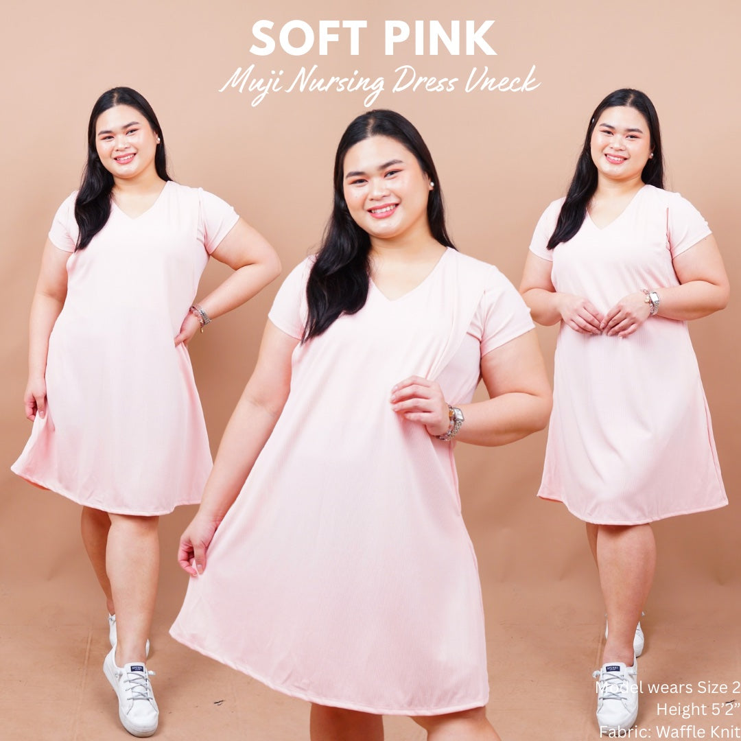 MUJI NURSING DRESS VNECK