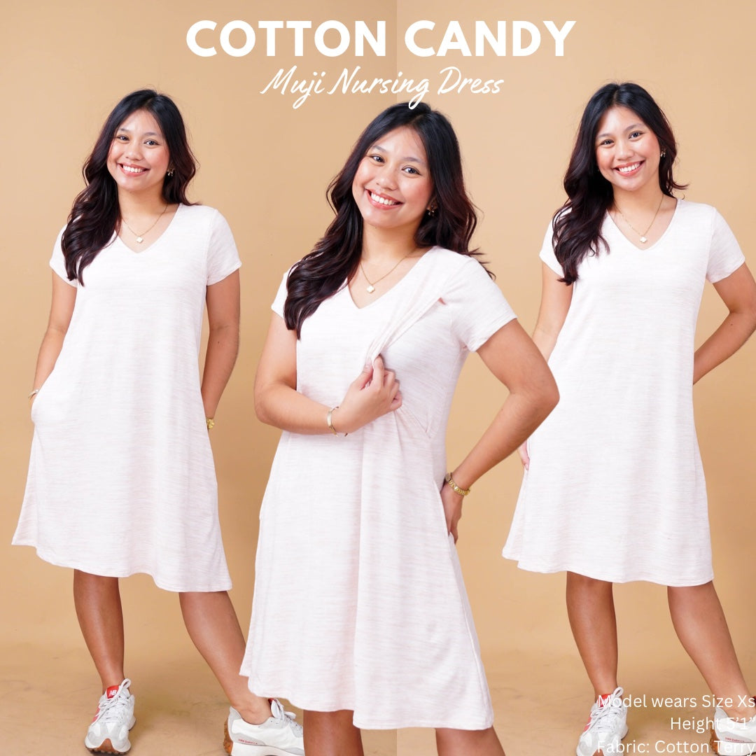MUJI NURSING DRESS VNECK