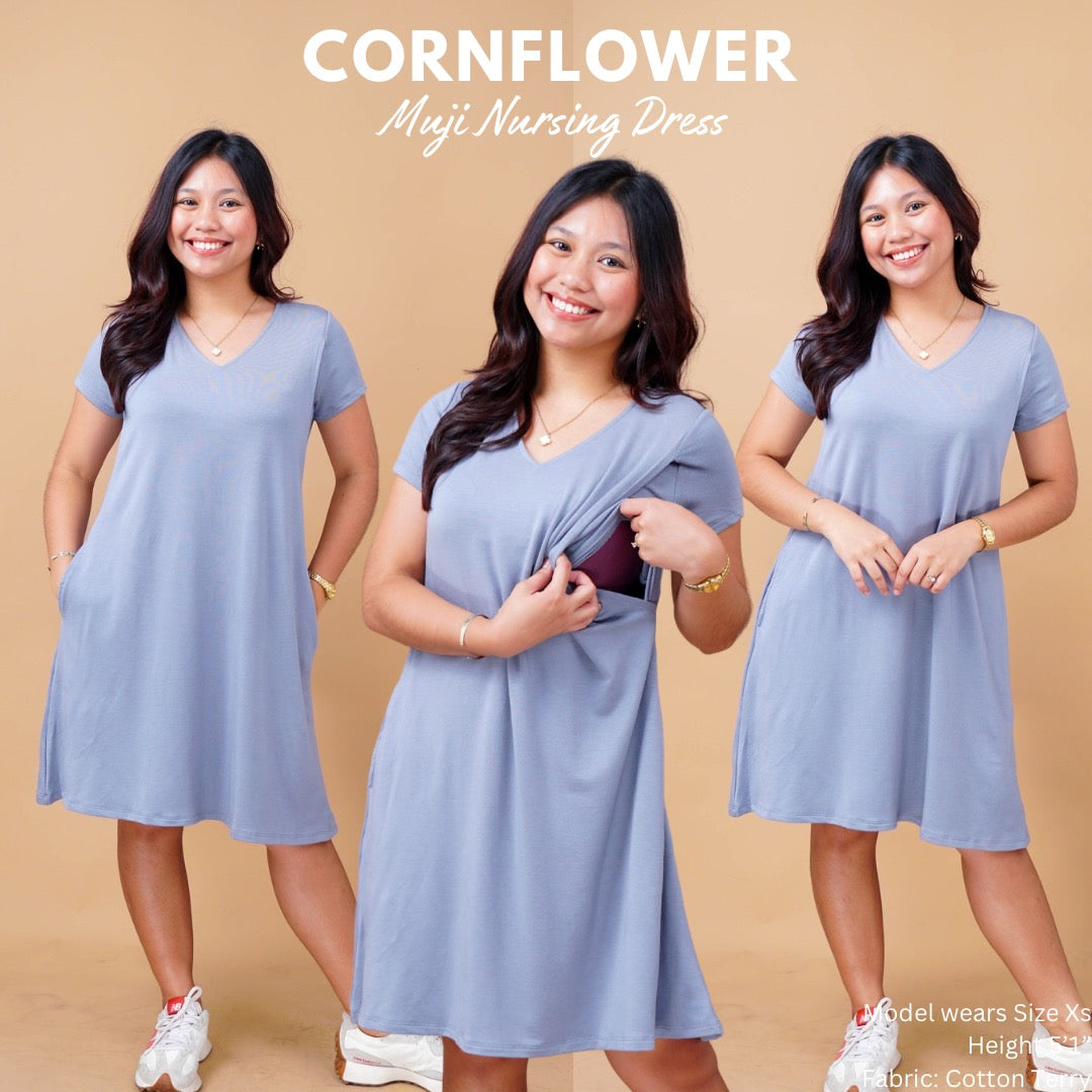 MUJI NURSING DRESS VNECK