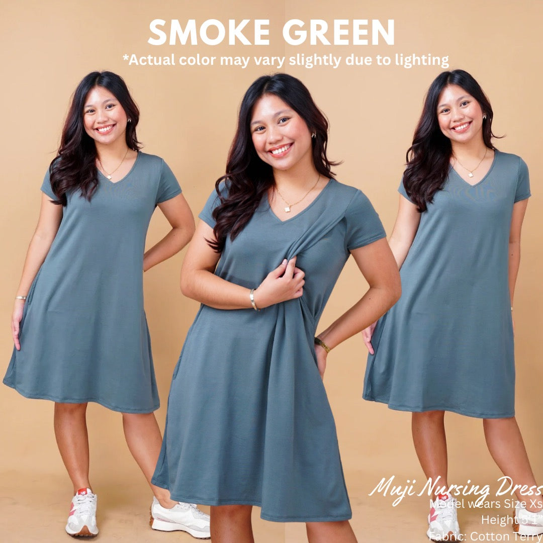 MUJI NURSING DRESS VNECK