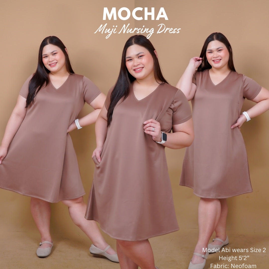 MUJI NURSING DRESS VNECK